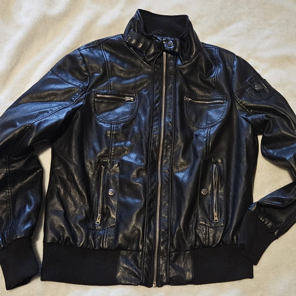 Beverly Hills Polo Club Black Bomber Jacket